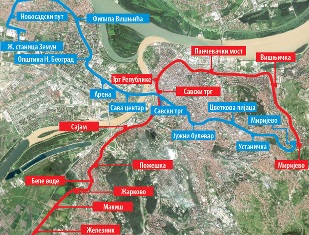 Карта метро белграда на русском языке